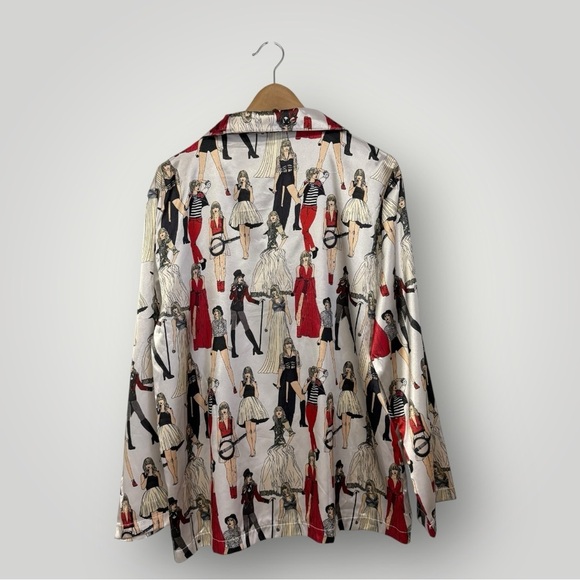 Taylor Swift Red Taylor's Version Pajamas Sz M - Picture 6 of 9